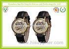 Vogue Genuine Leather Strap Automatic Mechanical Watch With Custom Logo