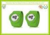 Attractive Silicone Snap Strap Watches Food - Grade / Green Party Watches