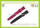 Fashionable Red Silicone Watch Band with Customized Logo / rubber Watch Strap