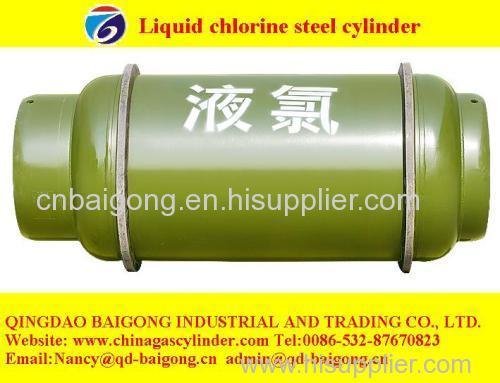 800liter big capacity liquid chlorine cylinder