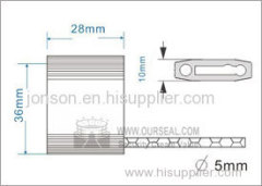 Security seals cable seals cheapest pull tight container seals