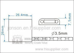 Security seals cable seals cheapest pull tight container seals