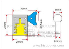 Security seals meter seals and rfid meter seals