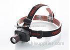 Zoom LED Head Torch 180LM with red ring , rechargeable headlamp for running