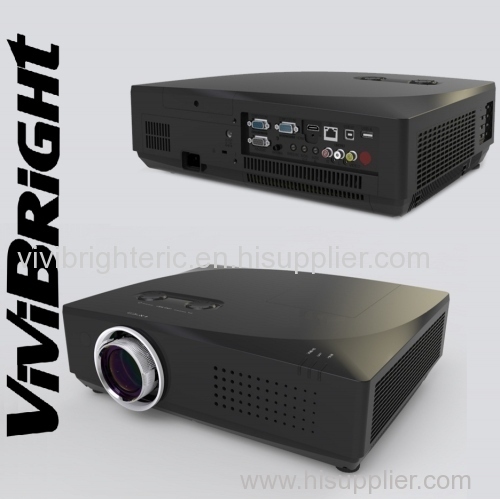 Vivibright 6500 lumens home large venue projector 3 lcd projector made in china home theater projector