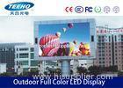 SMD P 10 Outdoor Full Color LED Display 1R1G1B 16.7M , LED Large Screen 1 / 4 Scan UL