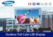 SMD P 10 Outdoor Full Color LED Display 1R1G1B 16.7M , LED Large Screen 1 / 4 Scan UL