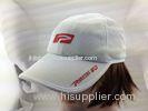 Dry Fit Mesh Running Caps Racing Sport Cap with Rubber Patch Logo
