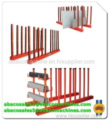 MARBLE GRANITE STONE SLAB STEEL RACK STORAGE - ABACO -