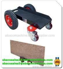 4 WHEEL MARBLE GRANITE STONE GIANT DOLLY TROLLEY - ABACO -