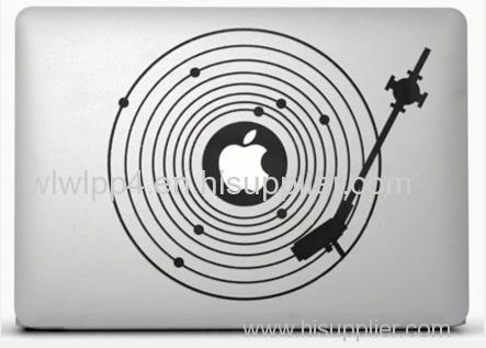 Phonograph Record Macbook Decals Sticker