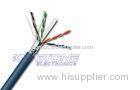 SFTP CAT6 Network Cable 4 Pairs 23 AWG Solid Bare Copper PVC Jacket