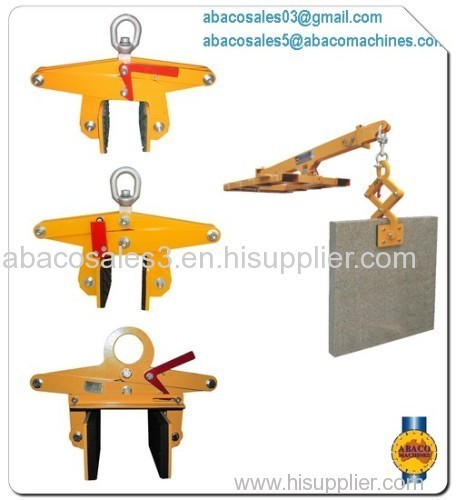 SCISSOR CLAMP, : Abaco stone tool machine, granite, marble, Abaco clamp, stone clamp, material handling equipment