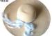 Fashionable Big Brim Womens Sun Hats , Female Paper String Sun Hats For Spring