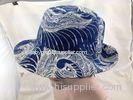 Full Printing Floral Cotton Bucket Hat Leisure Bucket Hat for Ladies
