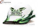 Youth Cotton Racing Baseball Caps 46 3D Embroidery With White Sandwich Peak