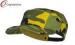 Light Yellow 5 Panel Camouflage Camper Cap with Buckle Strap Closure
