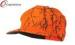 Fluorescent Orange Brown Deer Hunting Camouflage Cap / bucket hat for men