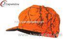Fluorescent Orange Brown Deer Hunting Camouflage Cap / bucket hat for men