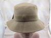 Full brim Khaki Cotton Bucket Hats Flex Fit Sweatband For Lady
