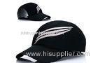 Black Mesh Running Hats smooth Microfiber / Mens Running hats cap