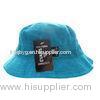 Adult Blank Terry Cotton Bucket Hat Flat Top for Custom Embroidery