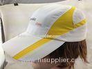 Logo Printed Microfiber Mesh Running Hats Dry Fit For Sport Runner