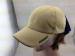 Moisture Wicking Mesh Running Hats Man Khaki Golf Cap With Rubber Patch