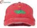 Red Golf Flag on the Green Embroidered Washed Golf Baseball Hats