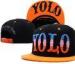 Letter 3d Embroidered Flat Brimmed Baseball Caps Adjusteble For Summer