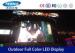 Square Commercial DIP P16 Outdoor LED Display Billboards 2R1G1B For Public