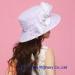 Horse Racing Beautiful Organza Hats Eco-friendly down brim