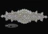 Iron On Bridal Sash Rhinestone Applique Trim For Wedding Dresses