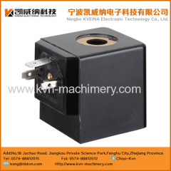 Direct drive solenoid valve solenoid coil