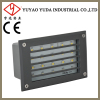 100 Die-cast aluminium led wall recessed light with cover