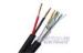 FTP Cat 5E 0.75mm2 Siamese Security Camera Cables with 24 AWG Soild Copper Conductor