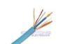 Blue Indoor 12 Core PVC Fiber Optic Network Cable G.652D , Multimode Fiber Optic Cable
