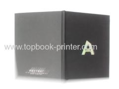 wove or linen-faced paper silver stamping cover hardbound or casebound book printer