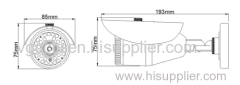 IR distance around 10m-30M HDIS 700 TVL IP66 metal housing Waterproof IR Camera