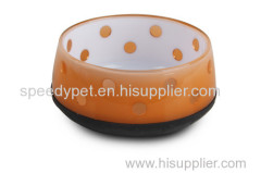 Pet feeding supplies non-slip acrylic plastic bowl high quality