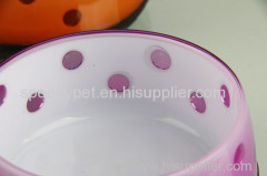 Dogs Feeding Bowl Watering acrylic plastic for Pet