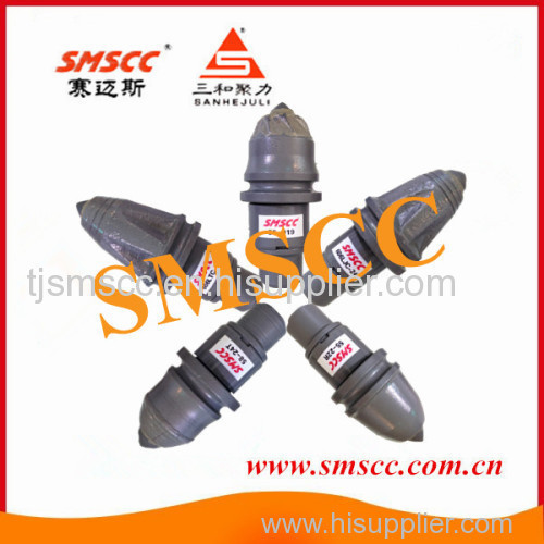round shank conical drill bit tool holder for civil construction