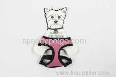 Pink Color Soft mesh dog harness