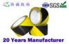 Pvc Cable Warning Tape / speciality tape , black - yellow warning tape