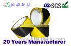 Pvc Cable Warning Tape / speciality tape , black - yellow warning tape