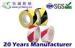 soft polyvinyl chloride speciality tape , black - yellow warning tape