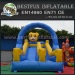 Funny bear inflatable dry slide for kids