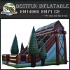 EN14960 certified commercial use tree outdoor inflatable slide