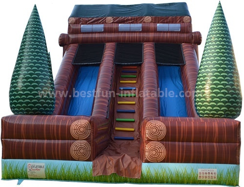 EN14960 certified commercial use tree outdoor inflatable slide