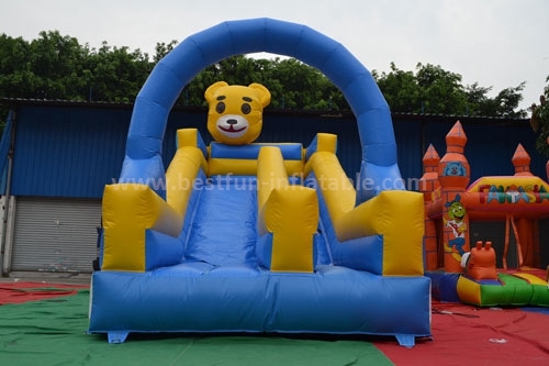 Cheer Amusement children indoor bear inflatable slide